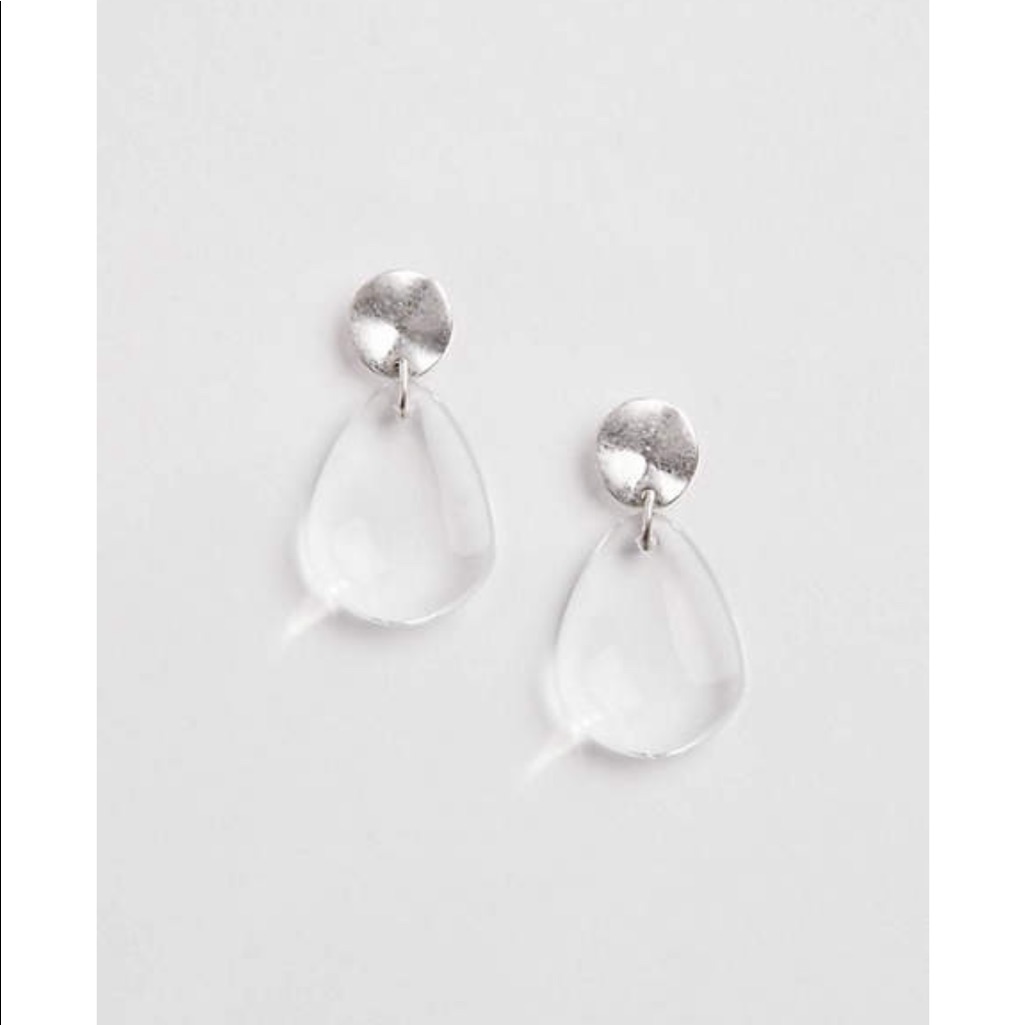 J.Jill Glass And Metal Drop Earring